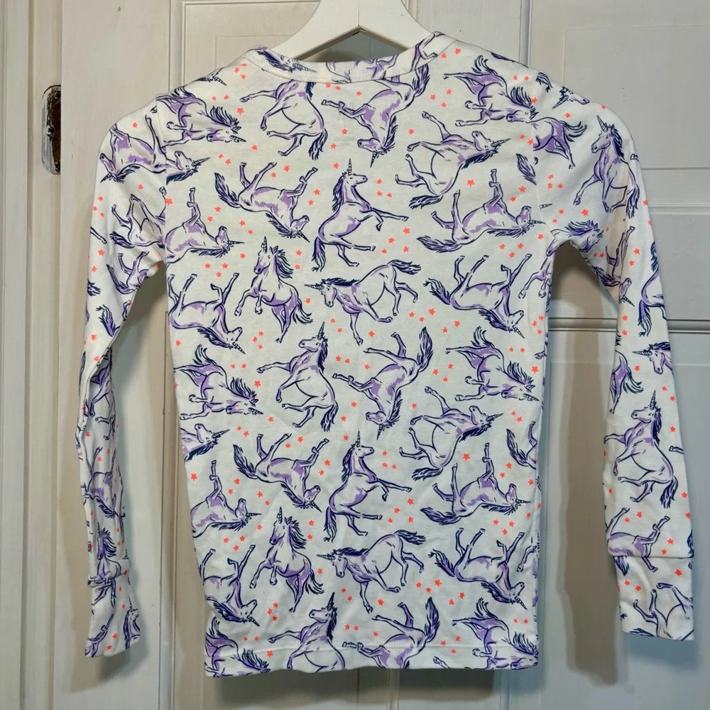 GAP Cotton Unicorn Pajamas Girls Size 8